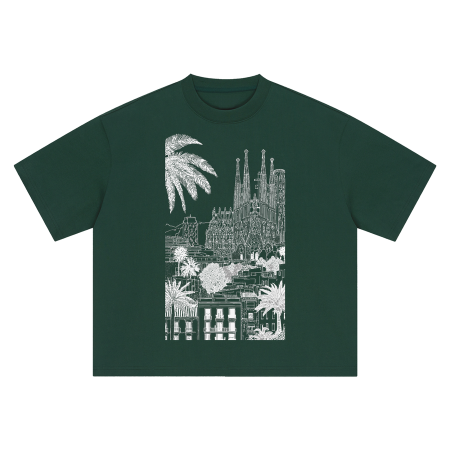 Barcelona Palms Heavyweight Tee – Consulate X
