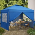 Ainfox 10 x 10 ft Pop up Canopy Tent with Sidewalls,Instant Outdoor Canopies,Shade Tents with Carrying Bag – Consulate X, view 7 of 18