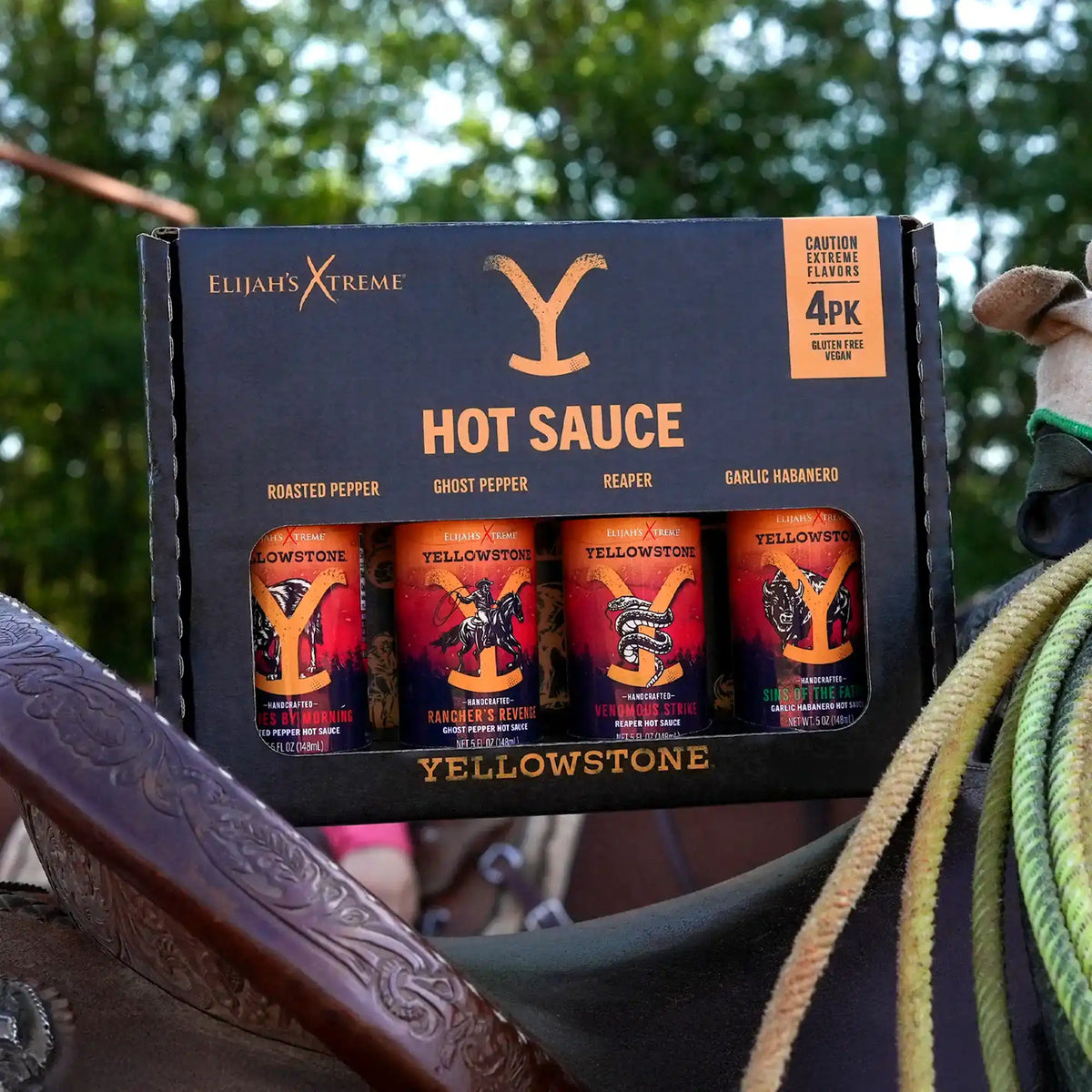 Yellowstone Hot Sauce Variety Pack 4 Bottles – Consulate X, view 3 of 10