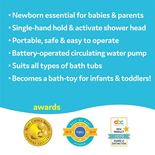Elephant Baby Bath Shower - Soft Water Rinser for Newborns & Toddlers – Consulate X, view 7 of 9