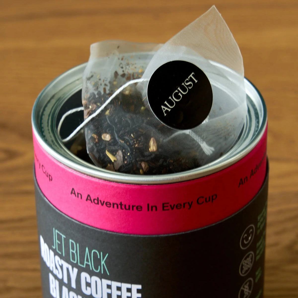 Jet Black - Roasty Coffee Black Tea - 15 Tea Bags – Consulate X, view 8 of 8