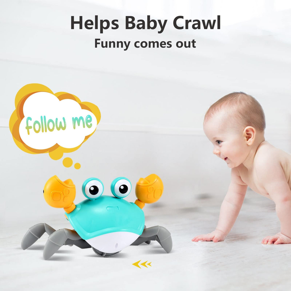 Scuttle & Groove Crawling Crab – Baby Fun Tummy Time & Crawling Buddy – Consulate X, view 6 of 10