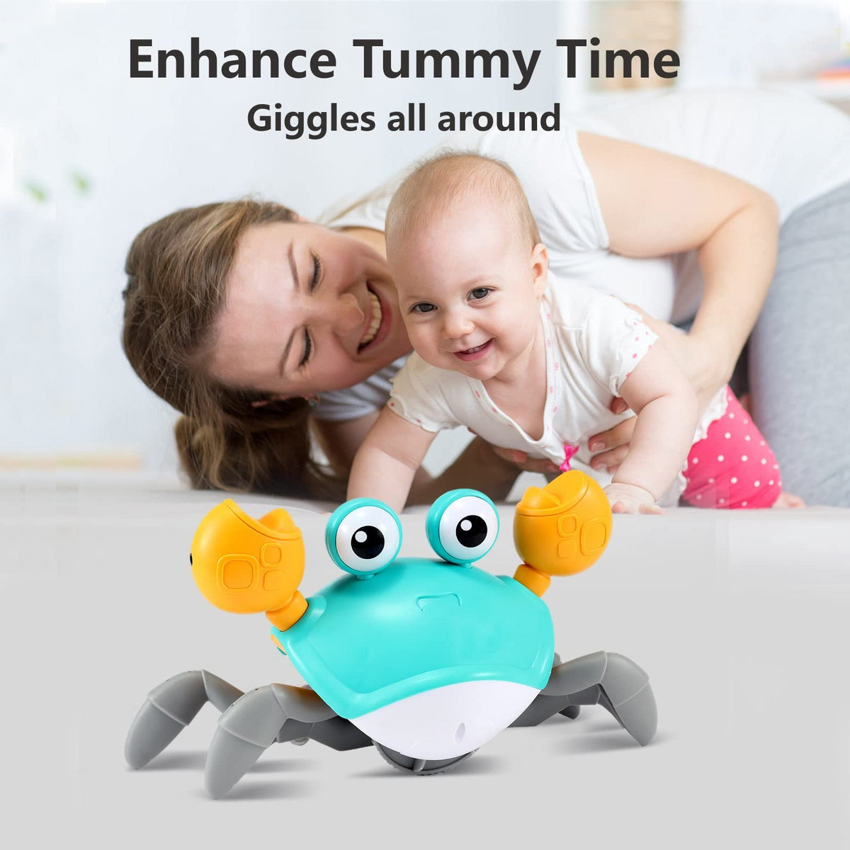 Scuttle & Groove Crawling Crab – Baby Fun Tummy Time & Crawling Buddy – Consulate X, view 4 of 10
