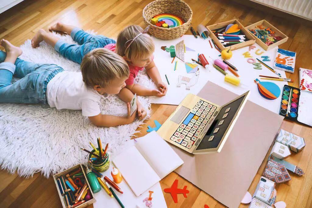 Todller First Wooden Laptop - Montessori Play & Learn Set – Consulate X, view 6 of 9