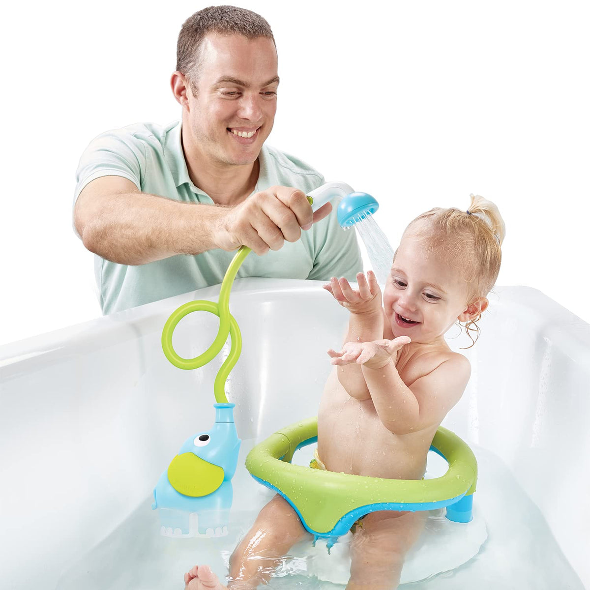 Elephant Baby Bath Shower - Soft Water Rinser for Newborns & Toddlers – Consulate X, view 5 of 9
