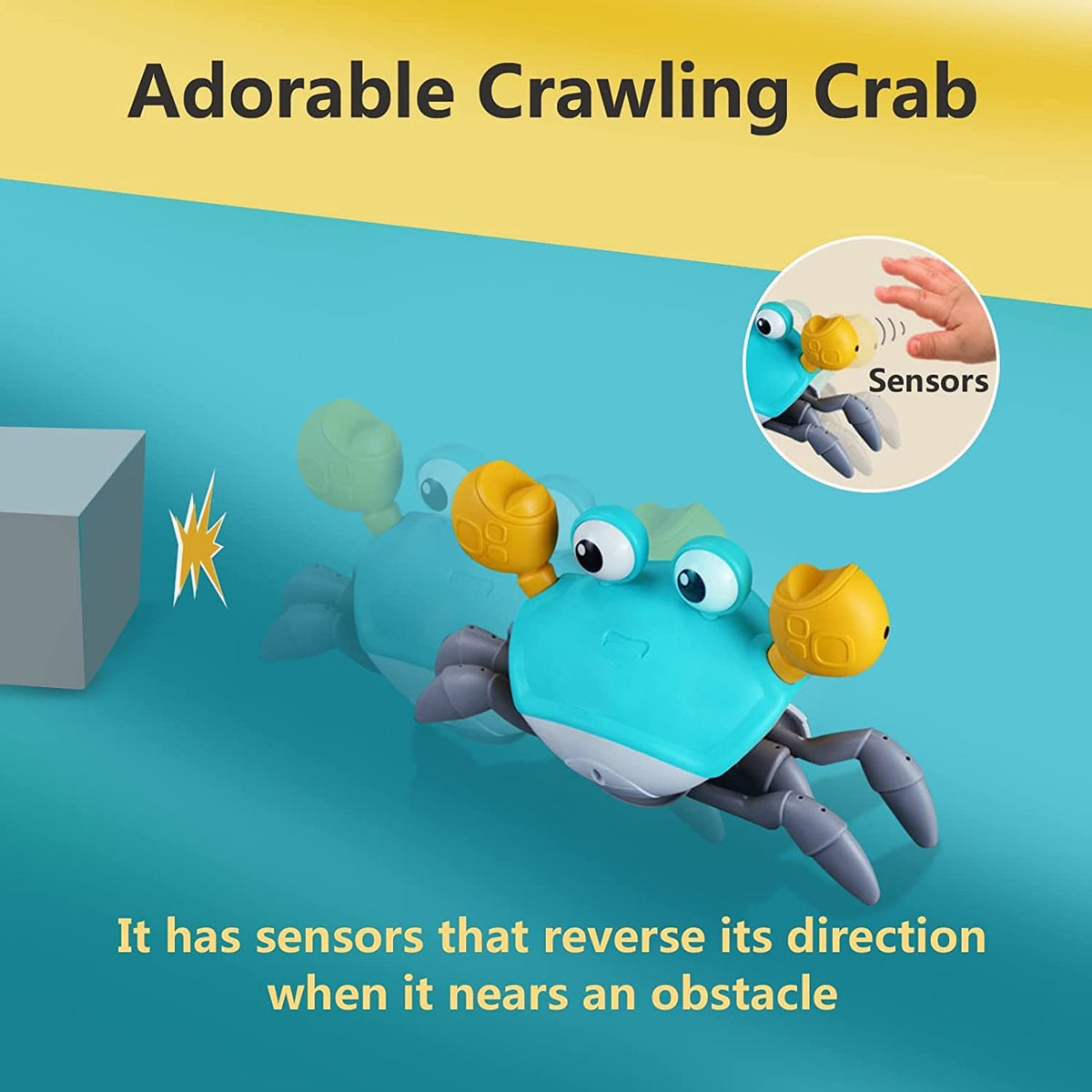 Scuttle & Groove Crawling Crab – Baby Fun Tummy Time & Crawling Buddy – Consulate X, view 2 of 10
