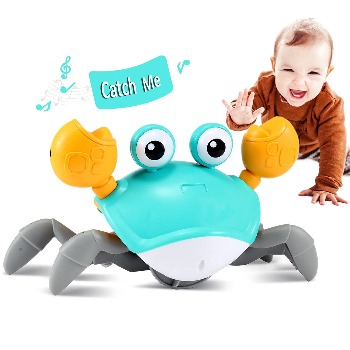 Scuttle & Groove Crawling Crab – Baby Fun Tummy Time & Crawling Buddy – Consulate X, view 1 of 10