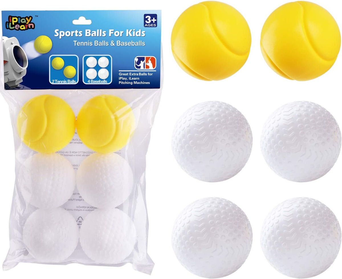 Replacement Balls - My First Baseball & Tennis Pitching Machine – Consulate X, view 1 of 8