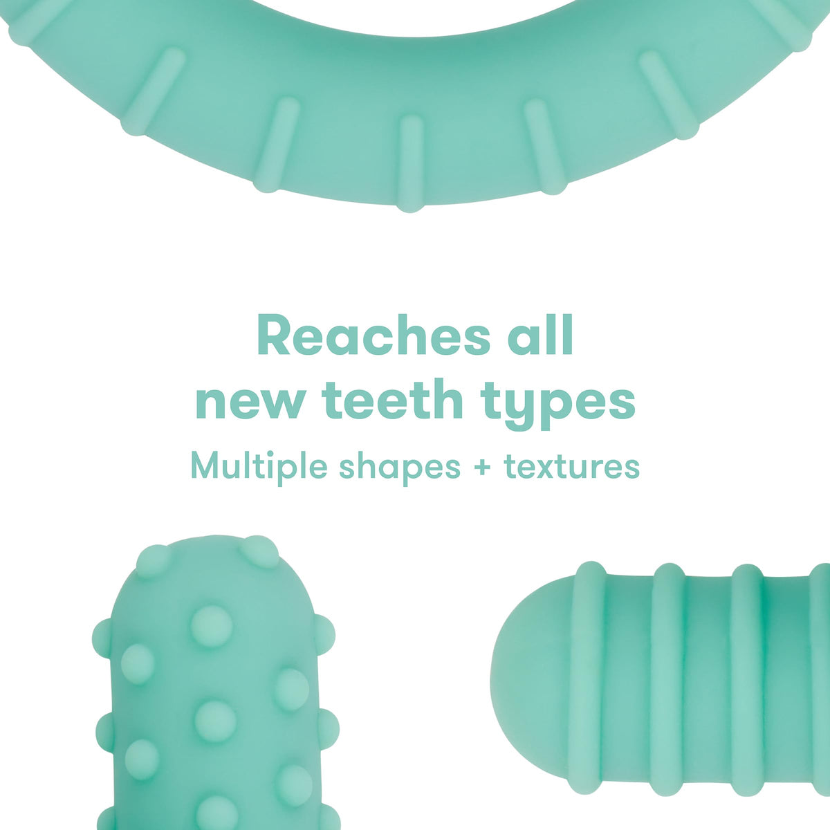 Get-A-Grip Silicone Baby Teether | Easy-Hold, BPA-Free Teething Relief – Consulate X, view 6 of 9