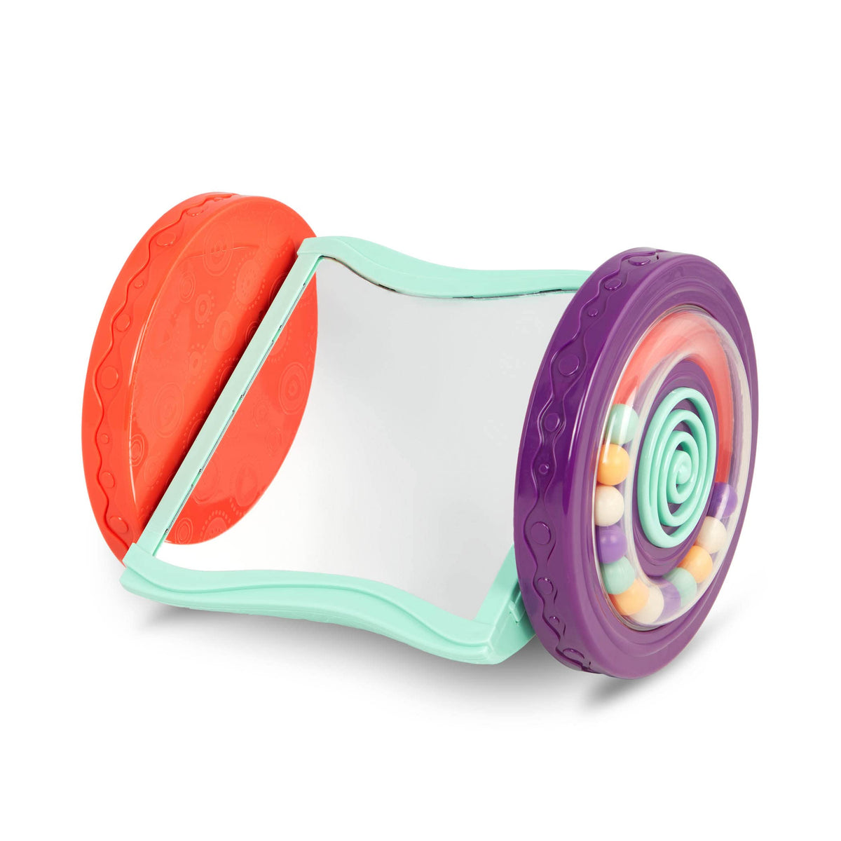 Looky-Looky Baby Mirror: Roly-Poly Tummy Time Toy for Crawling Fun – Consulate X, view 1 of 9