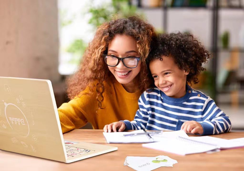 Todller First Wooden Laptop - Montessori Play & Learn Set – Consulate X, view 8 of 9