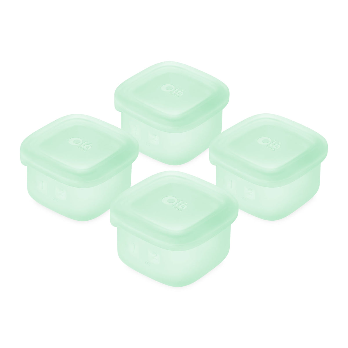 Silicone Baby Food Storage Containers, Freezer-Safe (4-Pack) – Consulate X, view 2 of 18