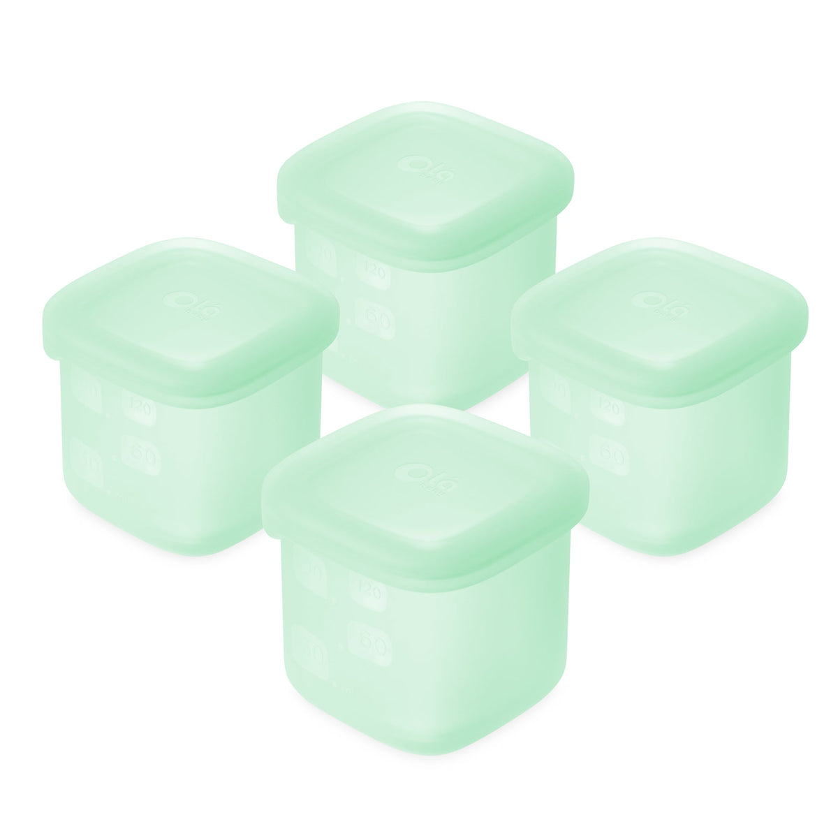 Silicone Baby Food Storage Containers, Freezer-Safe (4-Pack) – Consulate X, view 1 of 18
