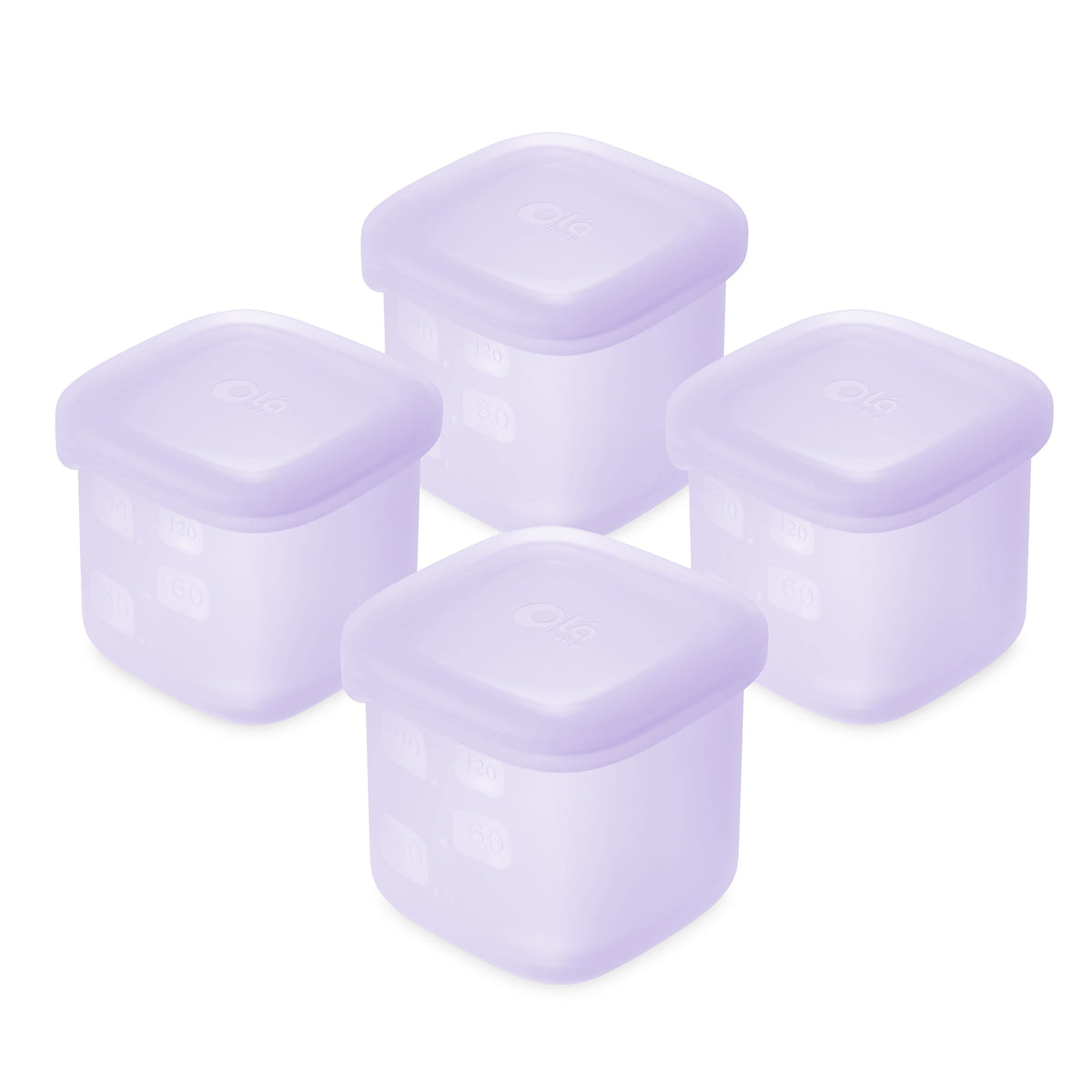 Silicone Baby Food Storage Containers, Freezer-Safe (4-Pack) – Consulate X, view 13 of 18