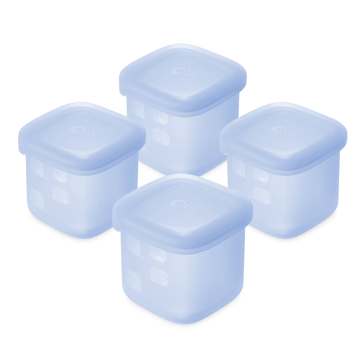 Silicone Baby Food Storage Containers, Freezer-Safe (4-Pack) – Consulate X, view 9 of 18