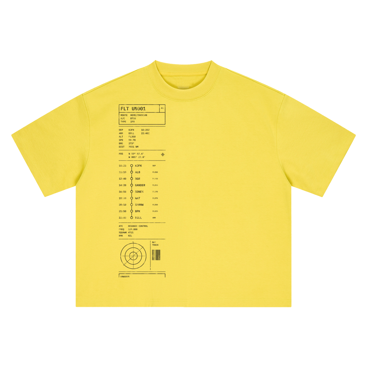 Flight Plan UN001 Heavyweight Tee - White – Consulate X, view 8 of 8