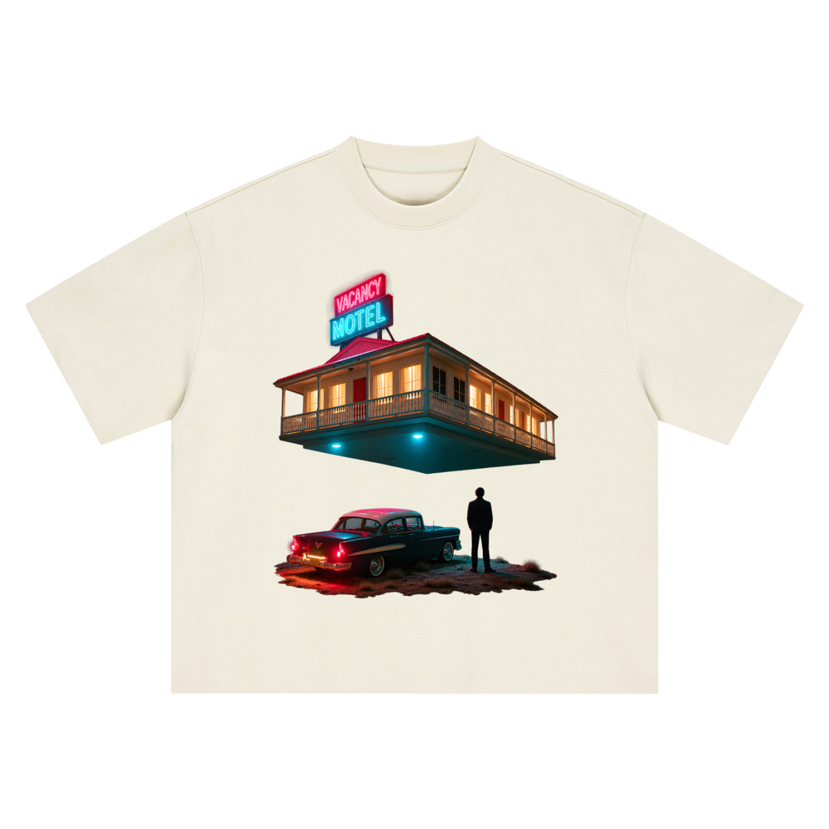 Vacancy Motel Heavyweight Tee – Consulate X, view 6 of 13