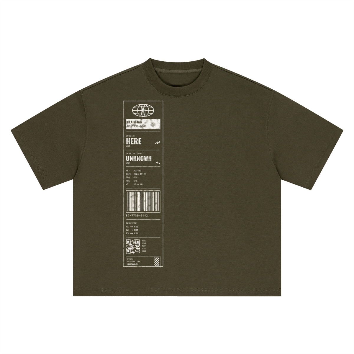 Claim Tag Heavyweight Tee – Consulate X, view 5 of 7