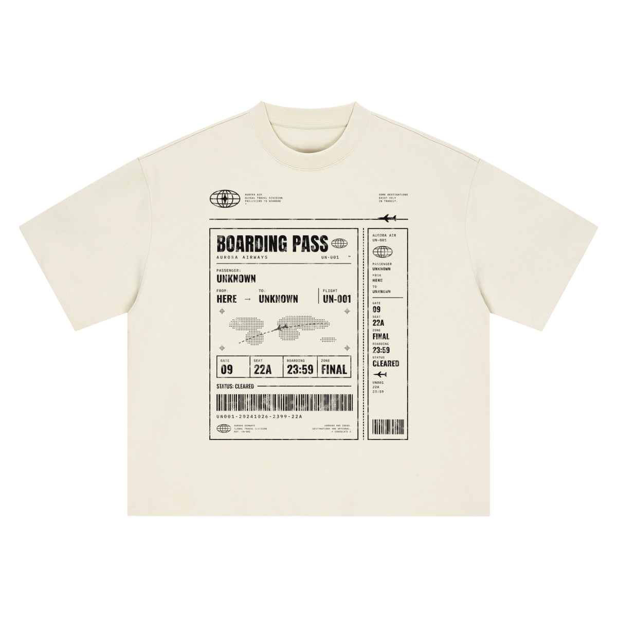 Boarding Pass Heavyweight Tee – Consulate X, view 6 of 9