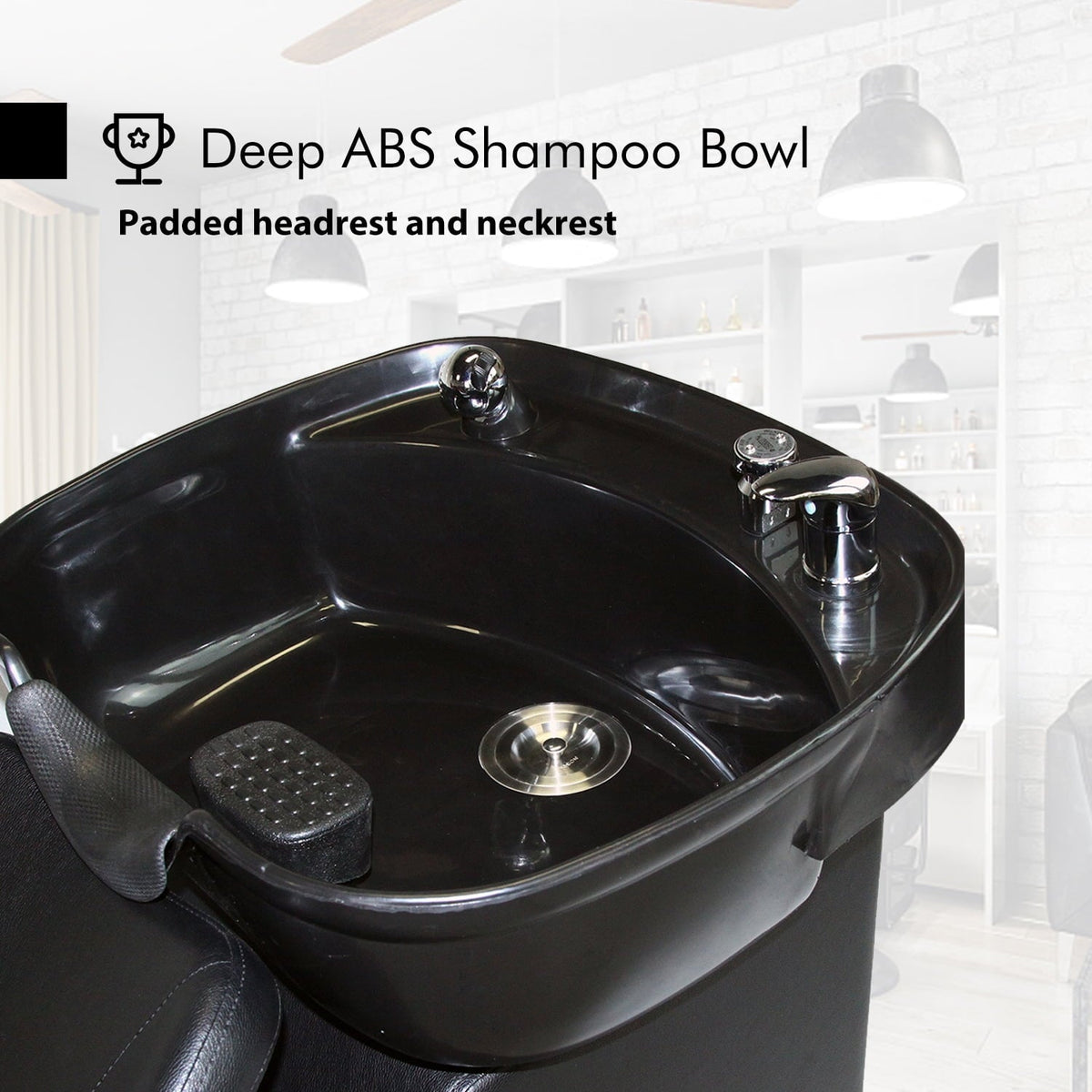 Ainfox Salon Backwash Barber Chair Shampoo Chair Beauty Spa Equipment – Consulate X, view 3 of 7