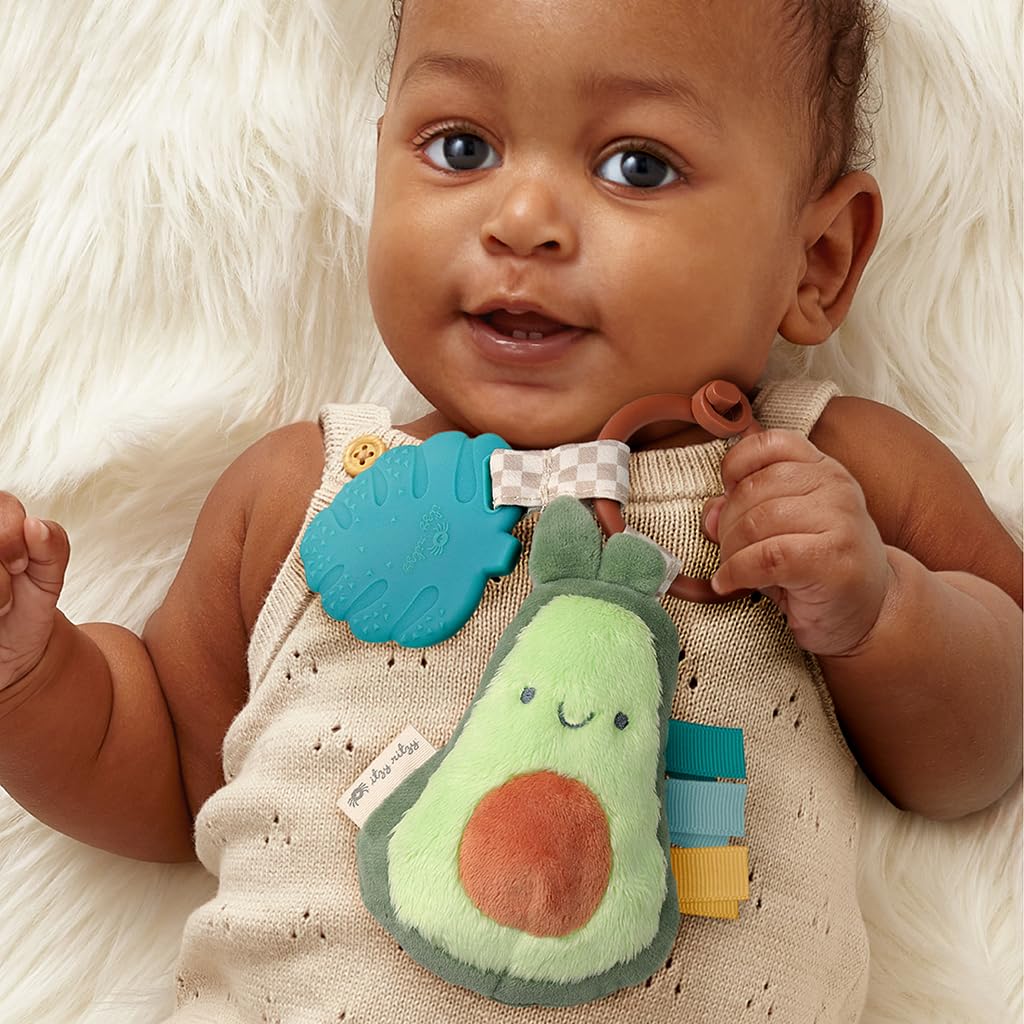 Baby Teether with Crinkle Sound & Ribbons, Great Gift For Newborn – Consulate X, view 2 of 19