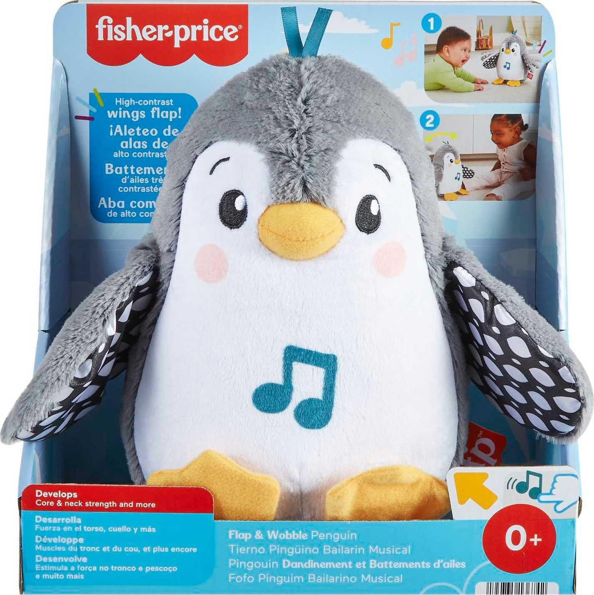 Wobble & Flap Penguin: Musical Tummy Time Buddy for Newborns – Consulate X, view 6 of 6