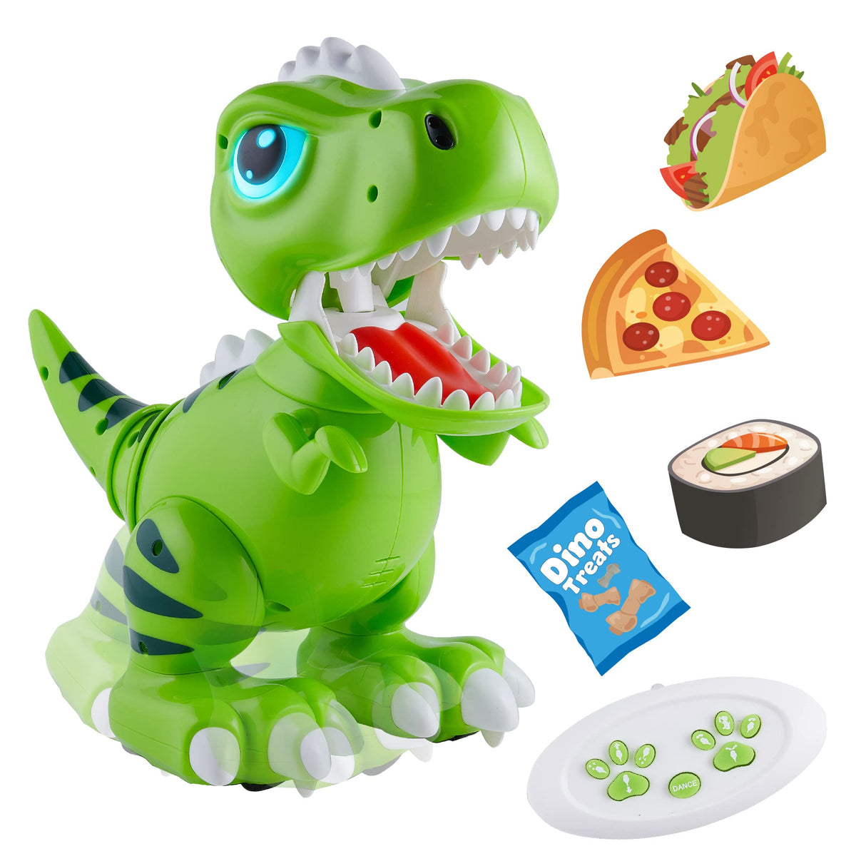 My Robo Pet T-Rex Dinosaur, Walking & Dancing Robot Dinosaur – Consulate X, view 1 of 6
