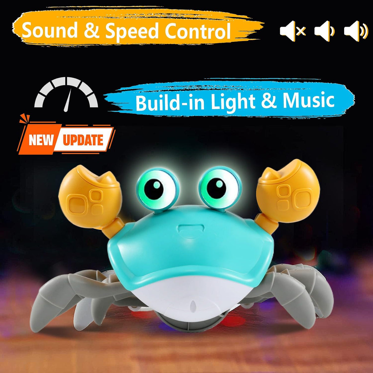 Scuttle & Groove Crawling Crab – Baby Fun Tummy Time & Crawling Buddy – Consulate X, view 3 of 10