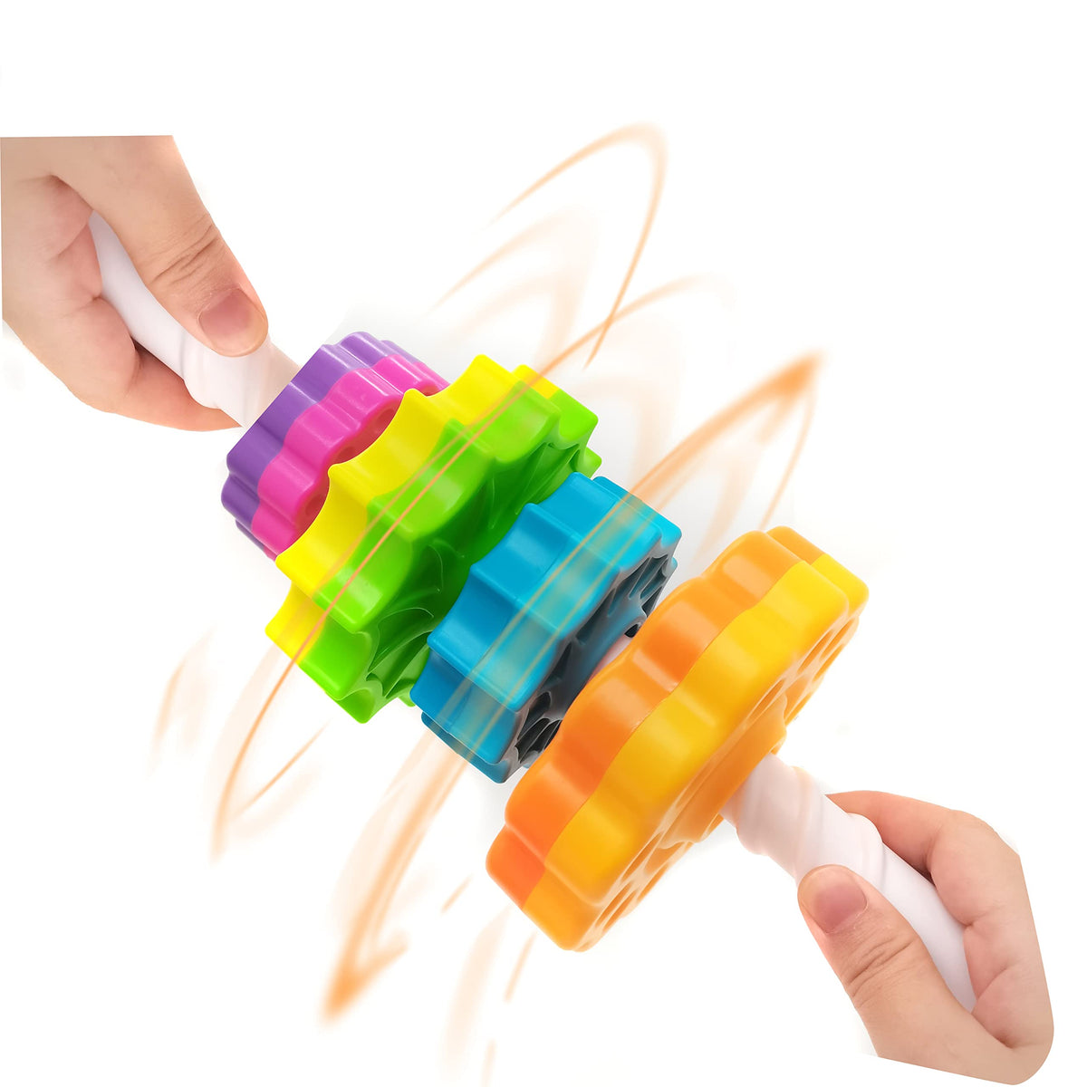 Toddler Spin & Stack Tower Toy – Consulate X, view 6 of 8