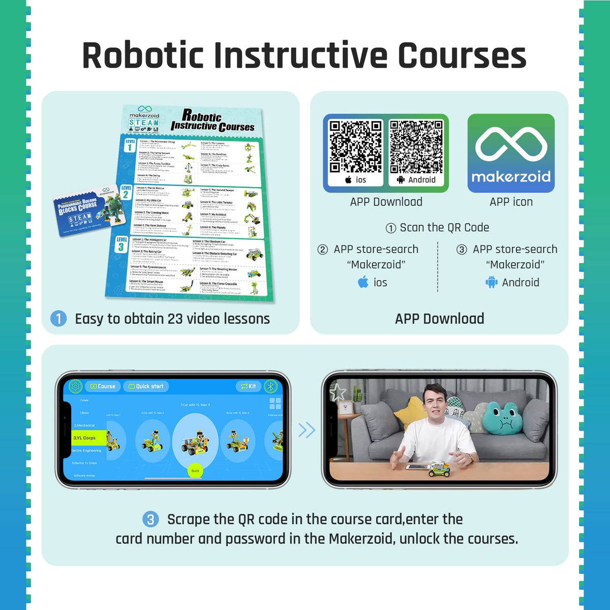 Coding Robot Master: 200+ Fun Educational Bots in 1 App-Controlled Kit with 47 Video Lessons – Consulate X, view 9 of 12