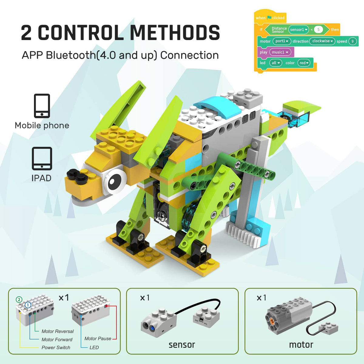Coding Robot Master: 200+ Fun Educational Bots in 1 App-Controlled Kit with 47 Video Lessons – Consulate X, view 11 of 12
