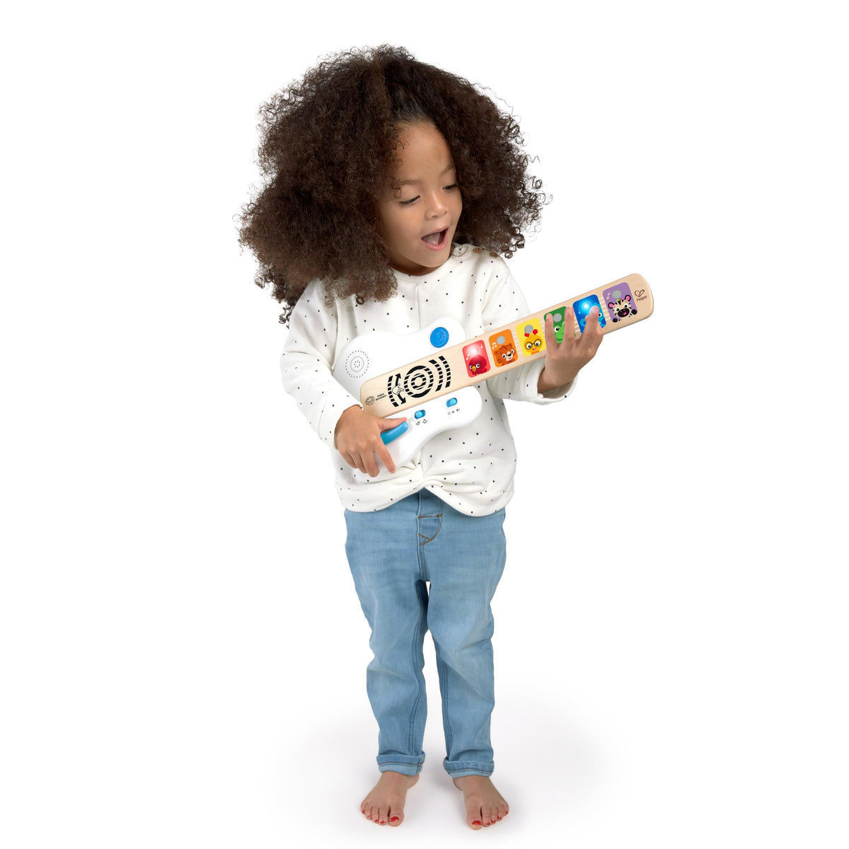 Light Up Strum Along Magic Touch Wooden Guitar – Consulate X, view 9 of 9