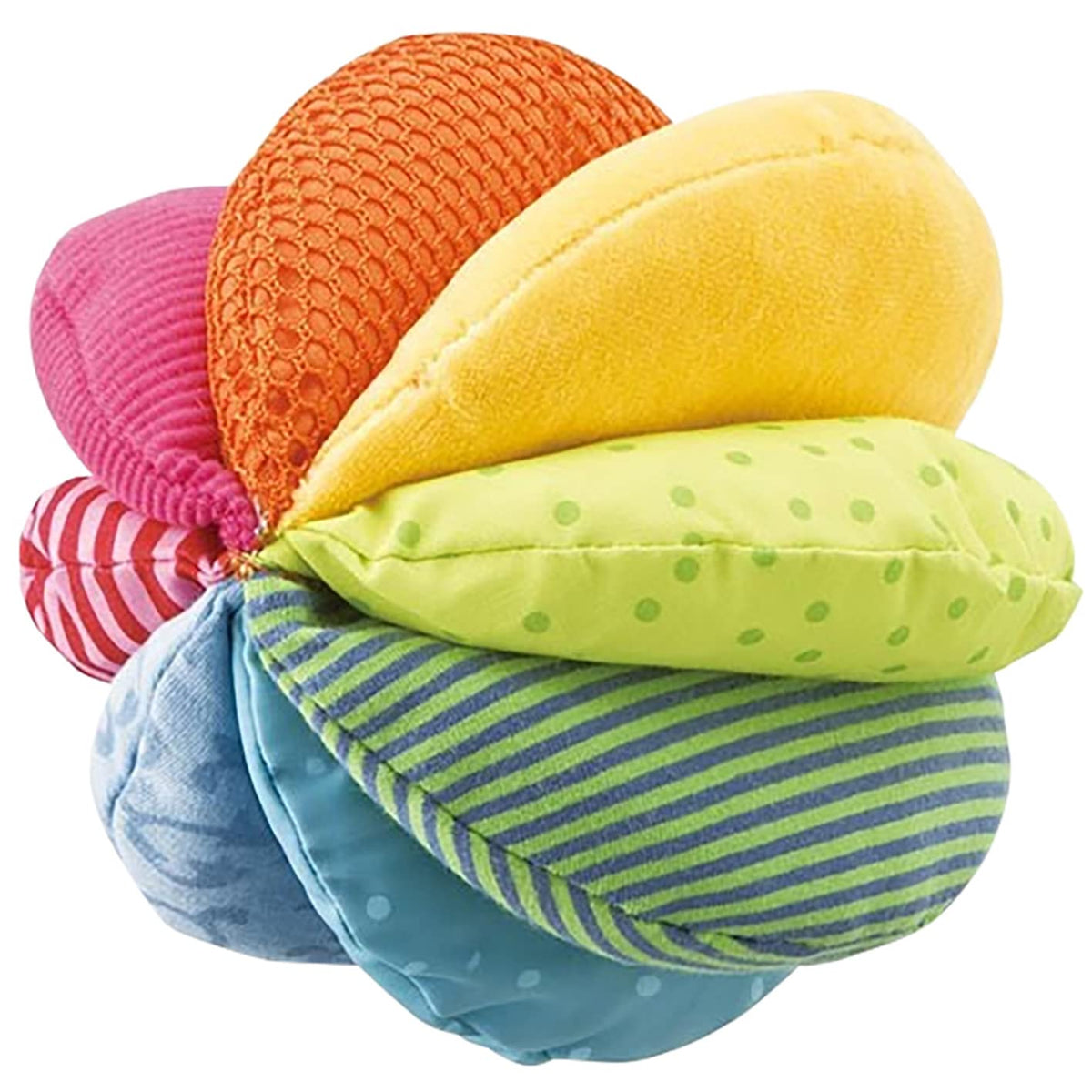 Colorful Rainbow Fabric Ball: Sensory Fun for Babies – Consulate X, view 1 of 7