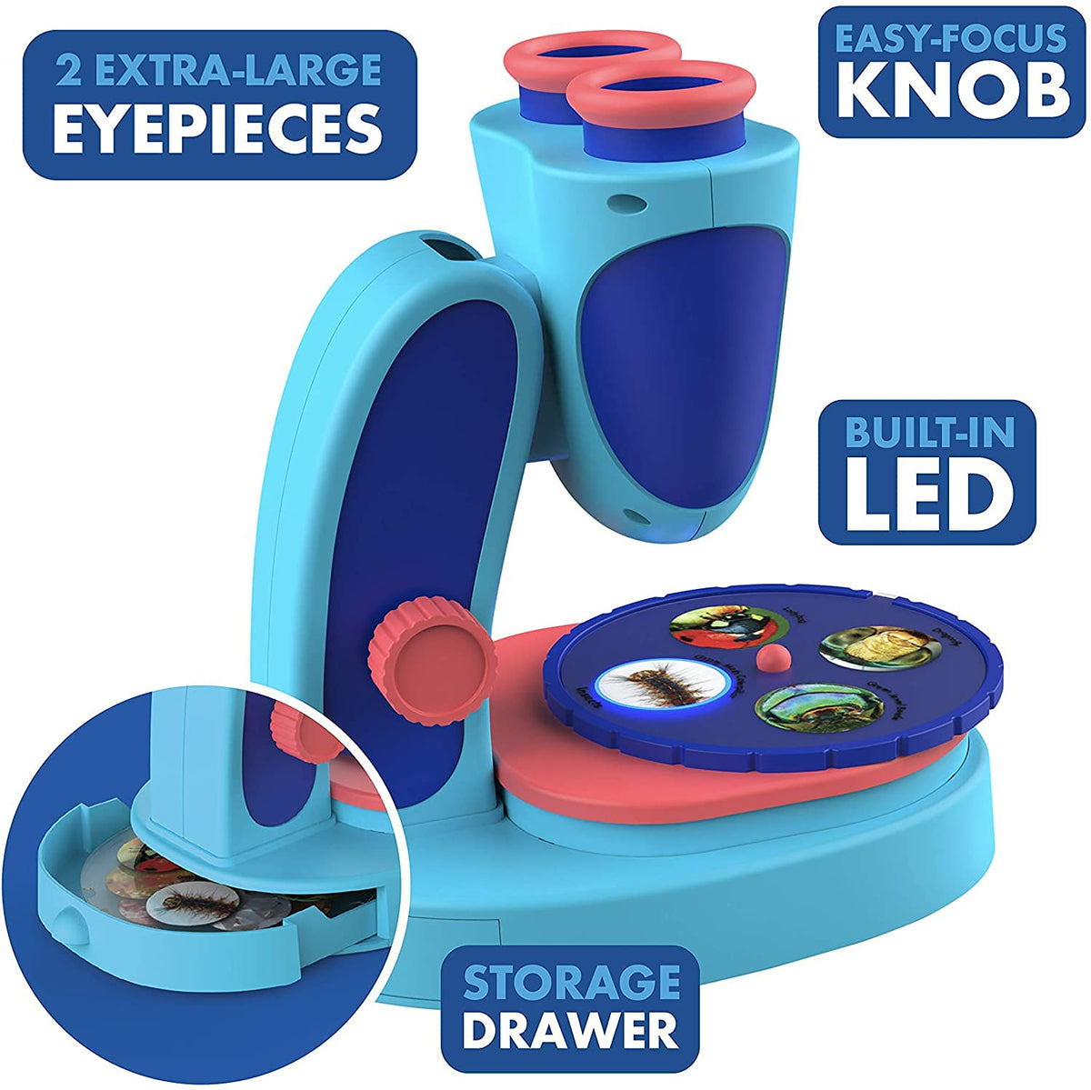 Micro Marvels - STEM Kids Microscope Toy for Explorers, Ages 5+ Perfect Gift for Inquisitive Boys & Girls – Consulate X, view 3 of 7