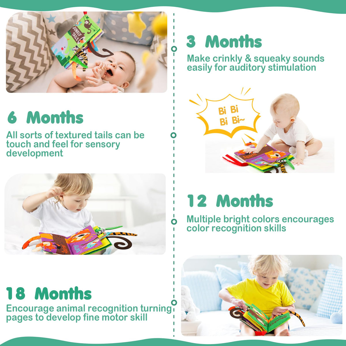 Touch and Feel Baby Soft Book – Consulate X, view 3 of 11