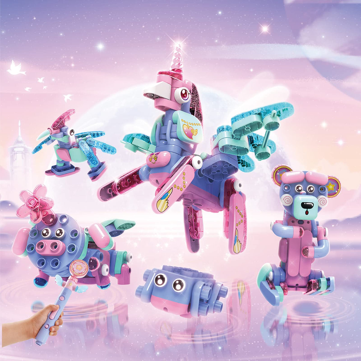 Magical Unicorn Robots: Build, Play, Learn! Perfect for Kids 3+ and STEM Education, Especially for Girls! – Consulate X, view 3 of 10