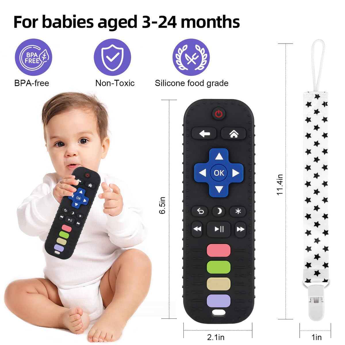 Baby’s First Teether – Soothing Fun for Little Gums! Teething Relief – Consulate X, view 5 of 9
