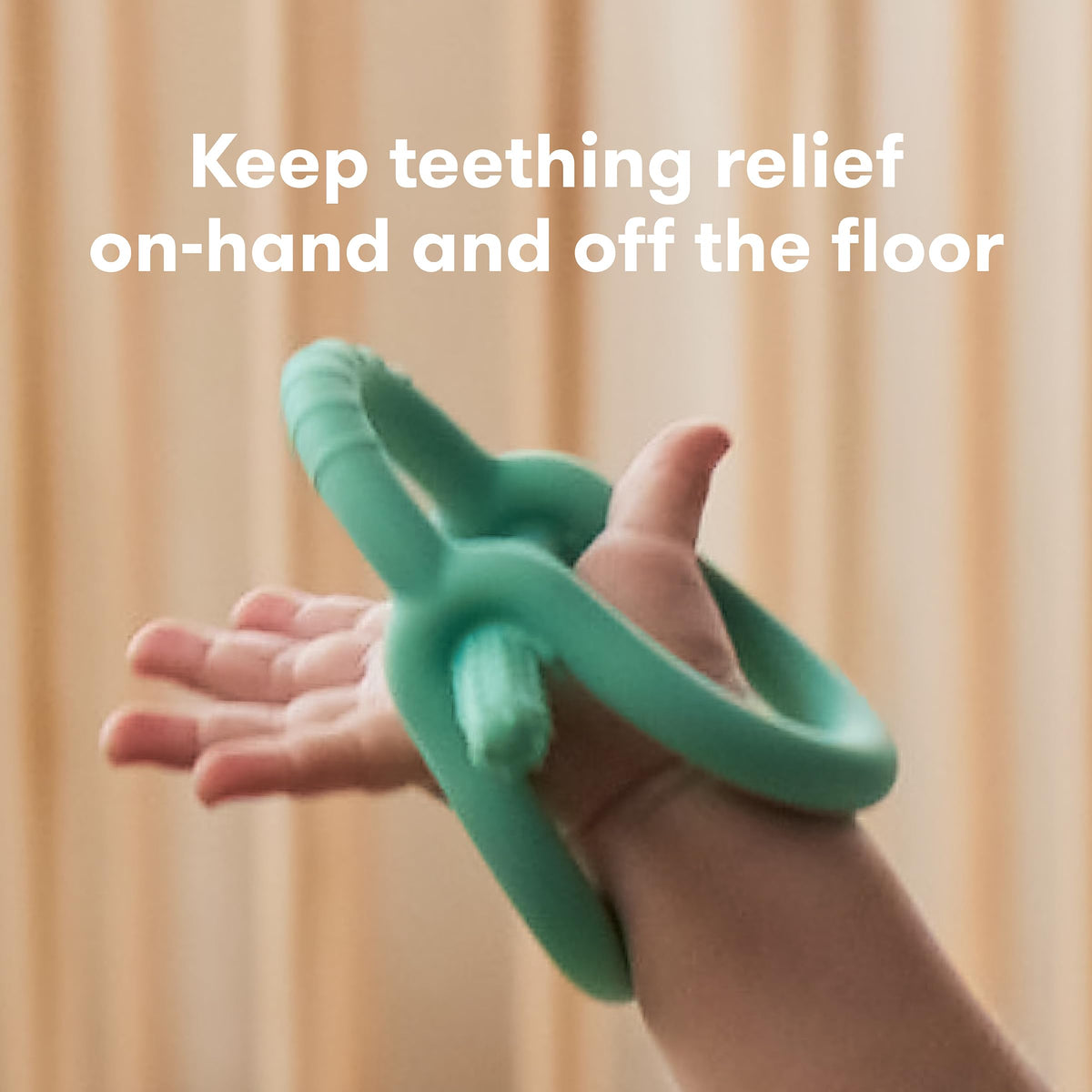 Get-A-Grip Silicone Baby Teether | Easy-Hold, BPA-Free Teething Relief – Consulate X, view 4 of 9