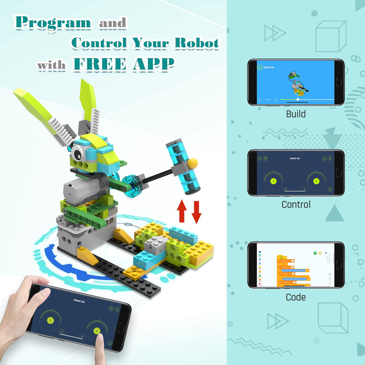 Coding Robot Master: 200+ Fun Educational Bots in 1 App-Controlled Kit with 47 Video Lessons – Consulate X, view 10 of 12