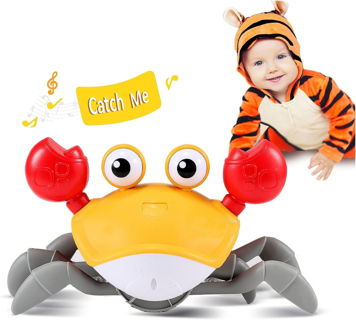 Scuttle & Groove Crawling Crab – Baby Fun Tummy Time & Crawling Buddy – Consulate X, view 10 of 10