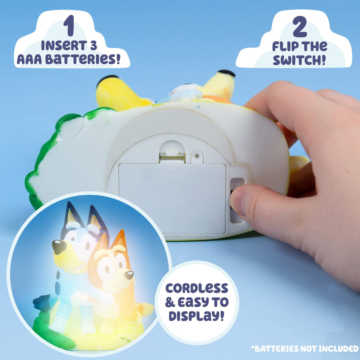 Bluey & Bingo Paint Your Own Night Lamp Art Set – Consulate X, view 5 of 8