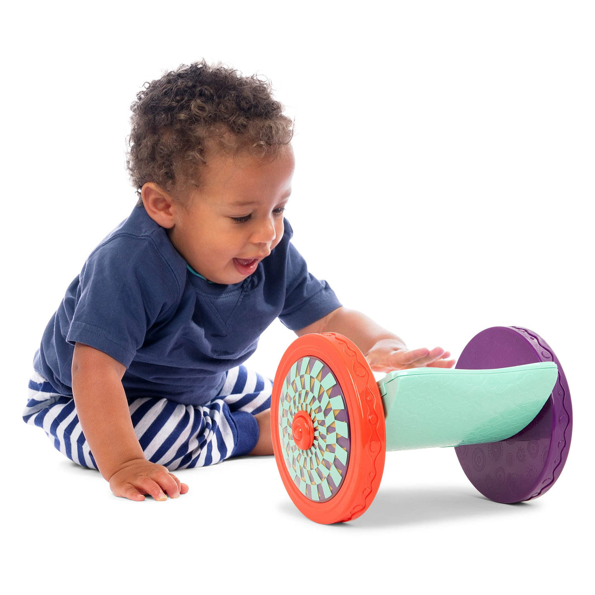 Looky-Looky Baby Mirror: Roly-Poly Tummy Time Toy for Crawling Fun – Consulate X, view 2 of 9