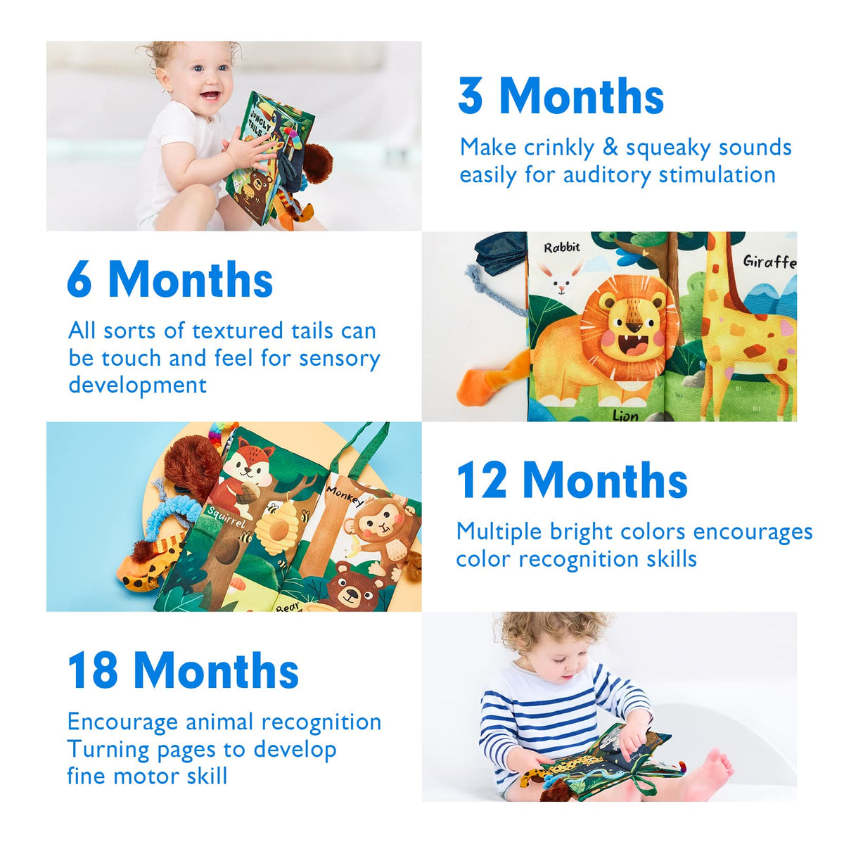 High Contrast Baby Books for Tummy Time & Sensory Play – Consulate X, view 4 of 12