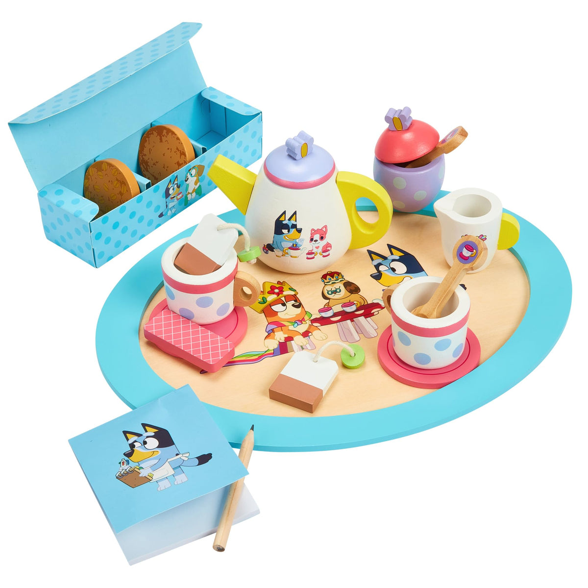 Bluey Wooden Tea Party Set – Consulate X, view 1 of 8
