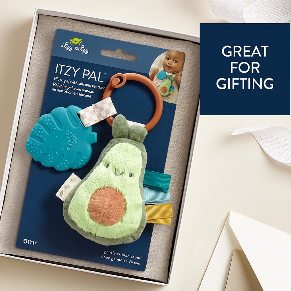 Baby Teether with Crinkle Sound & Ribbons, Great Gift For Newborn – Consulate X, view 3 of 19