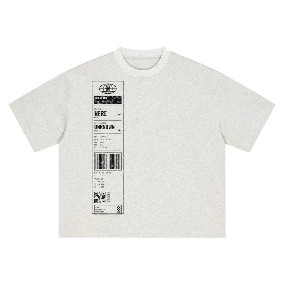 Claim Tag Heavyweight Tee - White – Consulate X, view 6 of 8