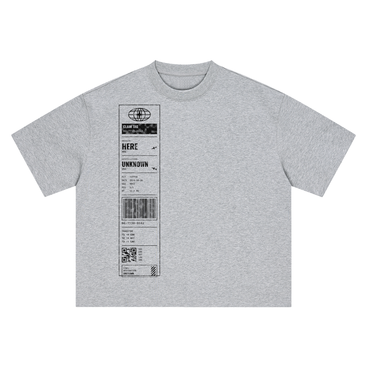 Claim Tag Heavyweight Tee - White – Consulate X, view 3 of 8