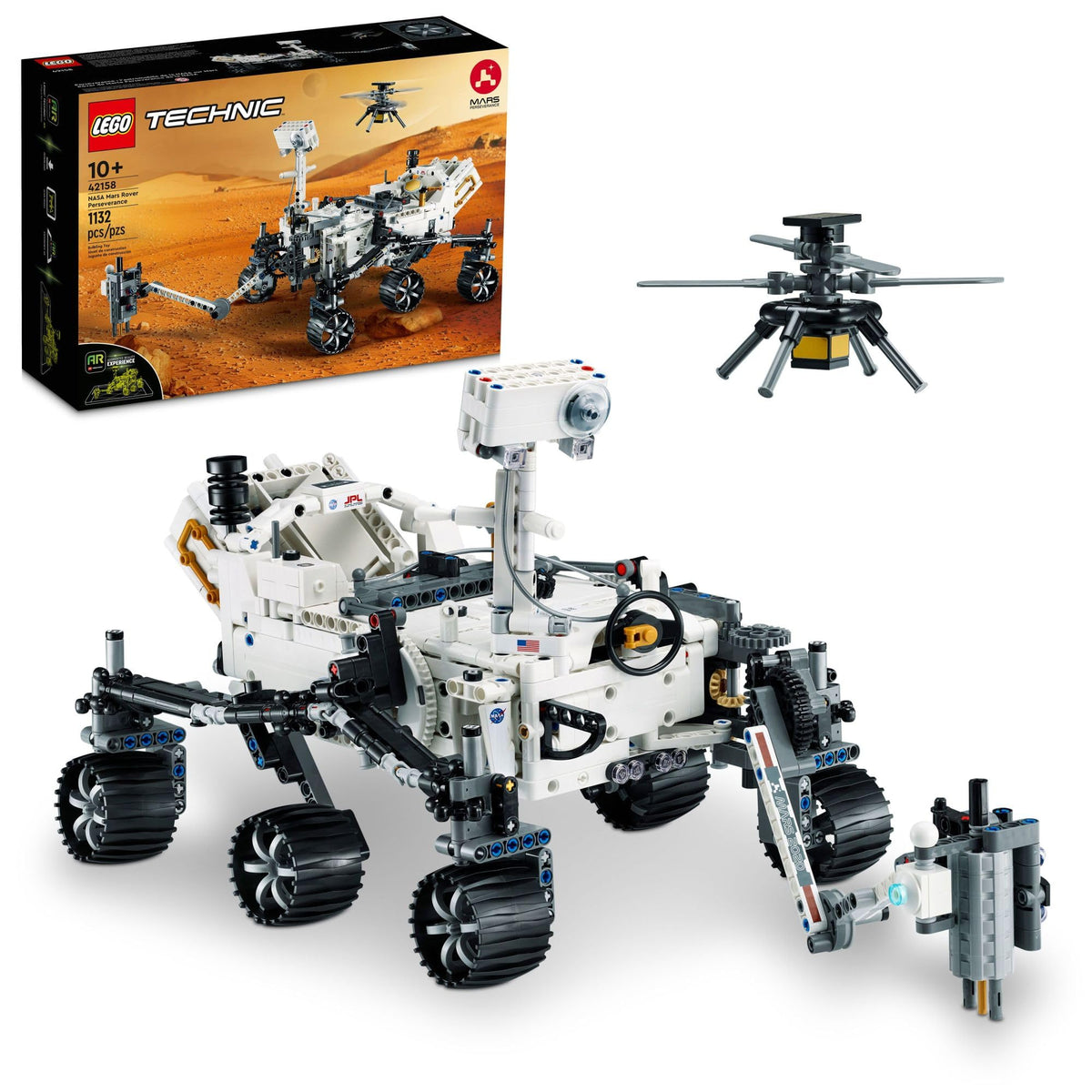 Mars Rover Adventure: LEGO Technic NASA Rover & Helicopter Set for Future Engineers – Consulate X, view 1 of 6