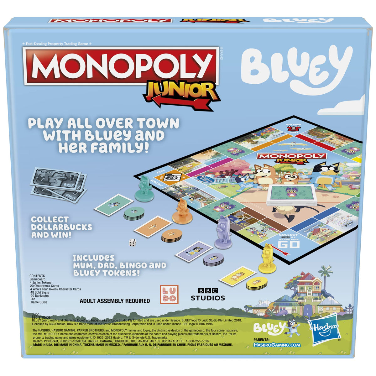Bluey Monopoly Junior Board Game - Special Edition – Consulate X, view 2 of 16