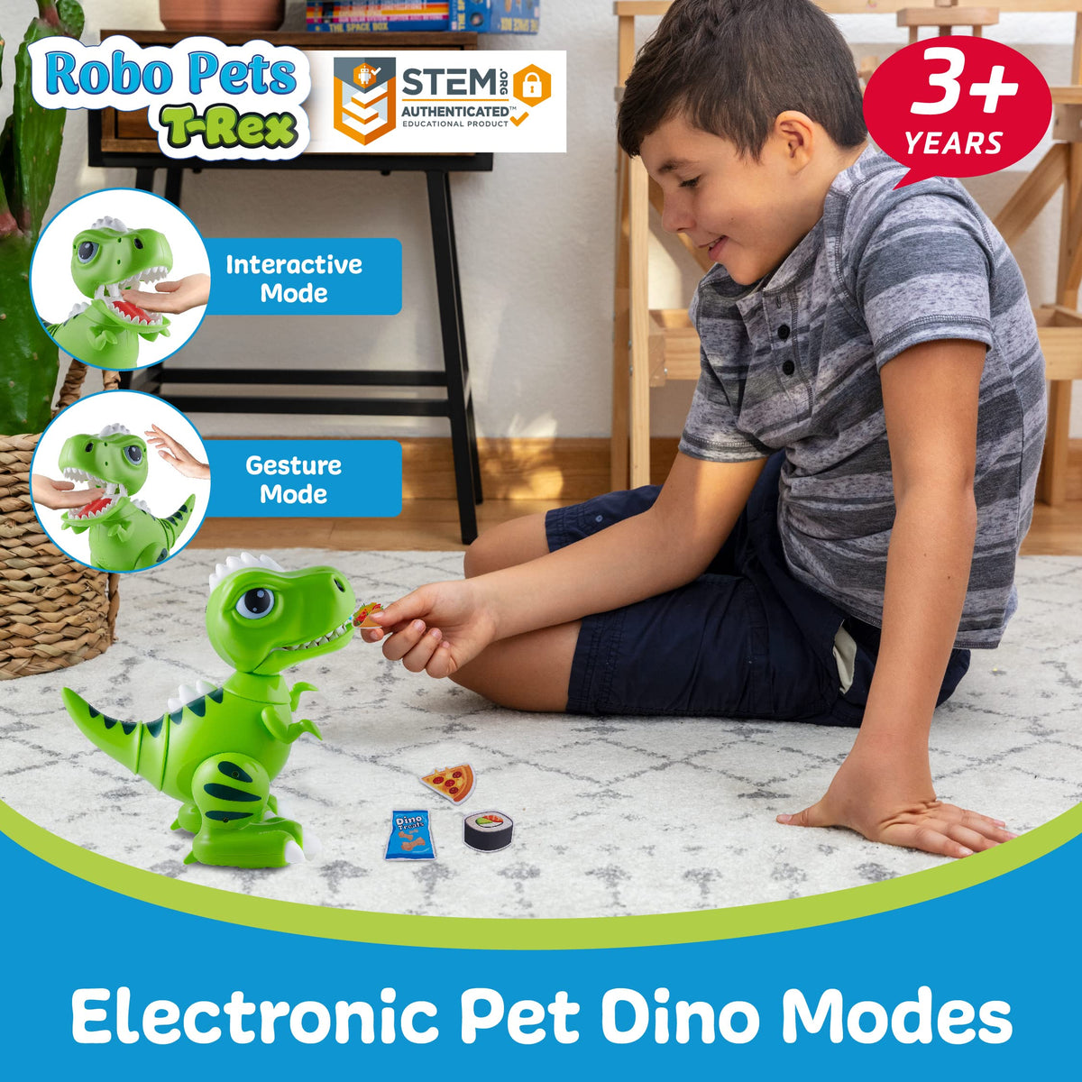 My Robo Pet T-Rex Dinosaur, Walking & Dancing Robot Dinosaur – Consulate X, view 2 of 6